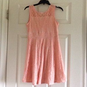 Girls pink dress